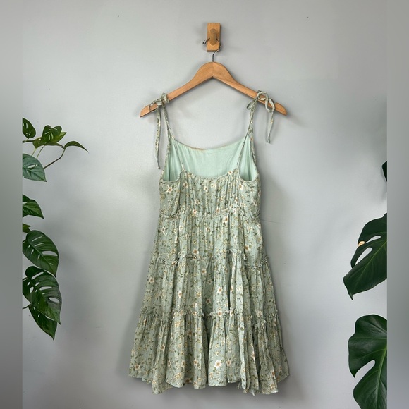 E & M Tiered Babydoll Mini Dress - Picture 4 of 8